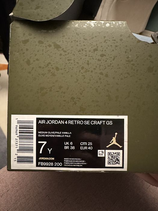 De vanzare Nike Jordan 4 Olive