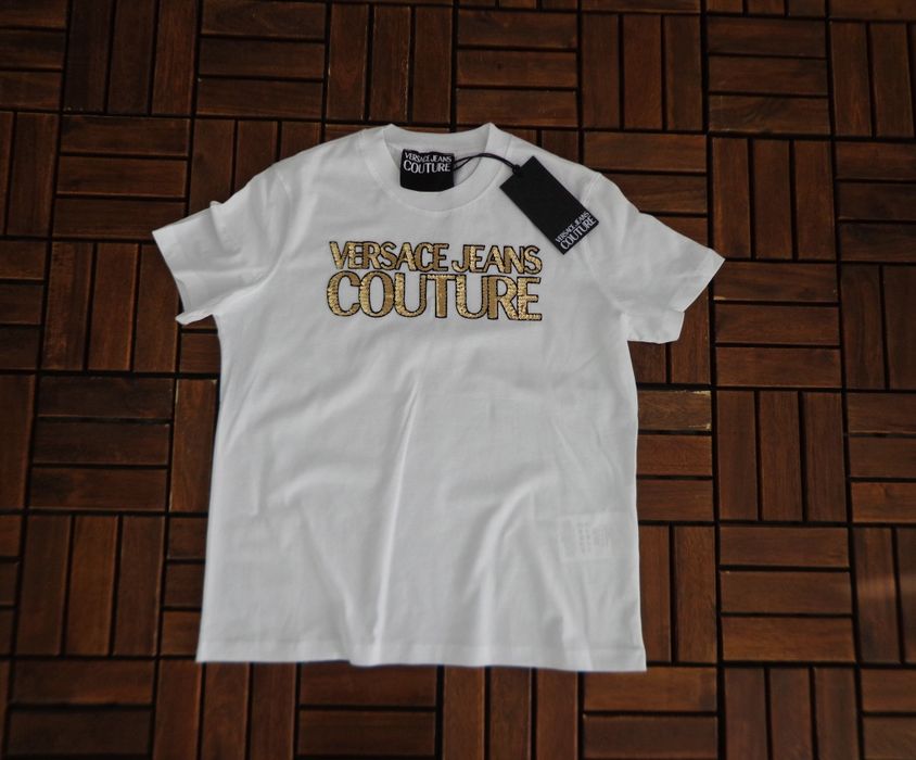 Дамска тениска Versace Jeans Couture Sequin logo T-shirt