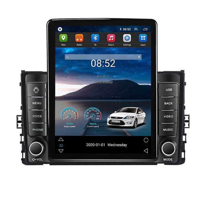Navigatie VW Golf Jetta Tiguan Passat Seat Skoda dupa 2018 TESLA 9.7 "