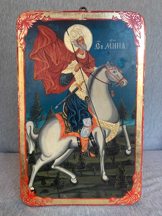 стара картина икон  света мина
