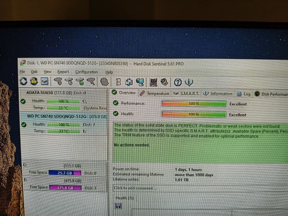Vând SSD WD SN740 512GB 2280