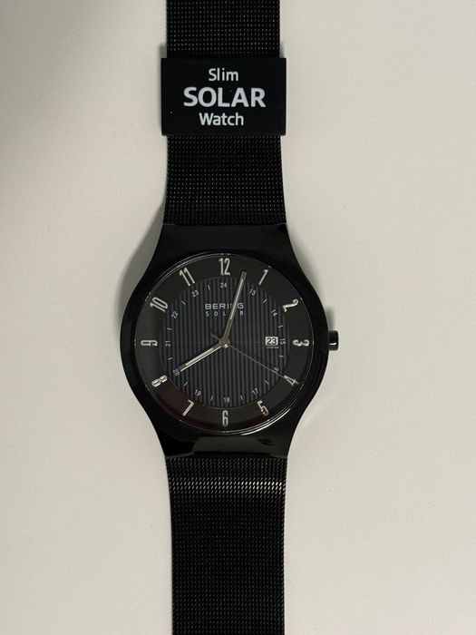 Ceas Barbati  BERING Solar Slim 40MM Cristal Safir