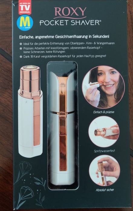 Aparat de epilat facial Roxi Pocket Shaver ,nou
