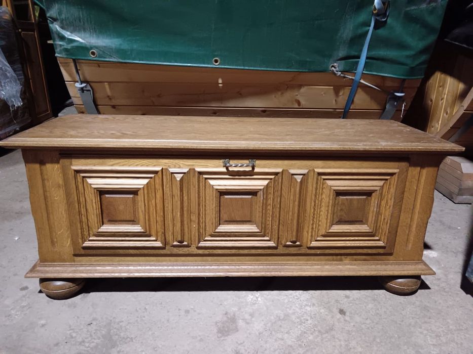 Set hol cuier+oglinda+bancheta/comodă stejar