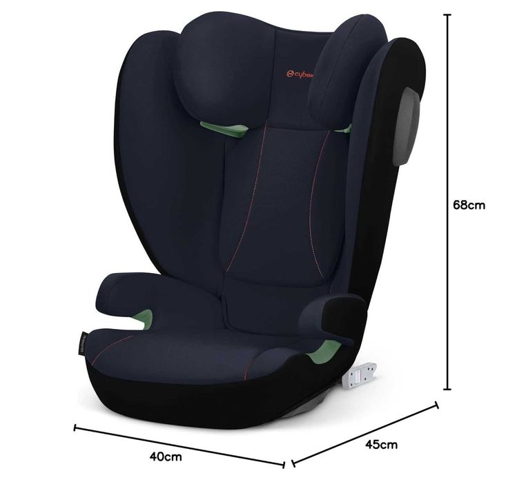 ПРОМО Ново 2г Гаранция Бебешко Детско Столче за Кола Cybex Solution B3 i-Fix ISOFIX, (15-50 кг) R129/04, Синьо или Сиво