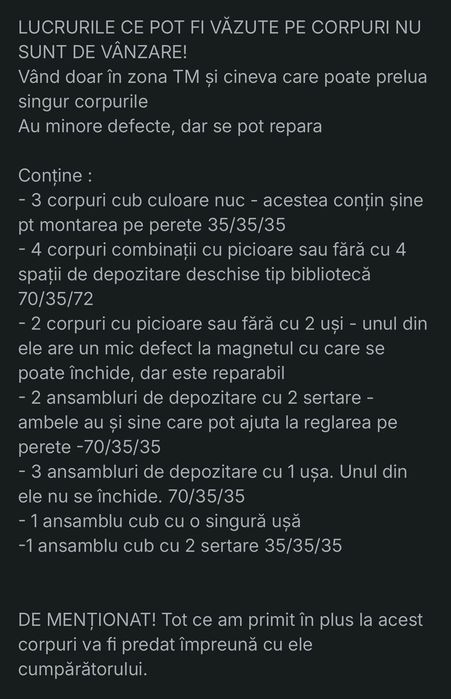 Mobilă Ikea Eket nuc. Stare bună.