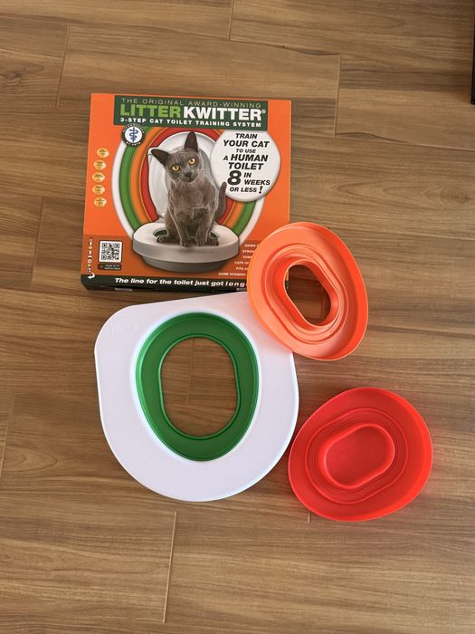 Kit toaleta pentru pisici, Litter Kwitter