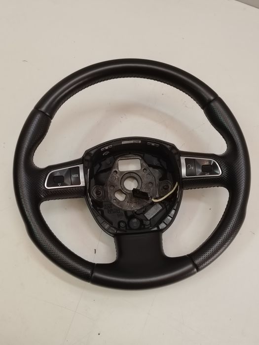 Volan piele perforata 3 spițe comenzi Audi A4 B8 A5 A6 C6