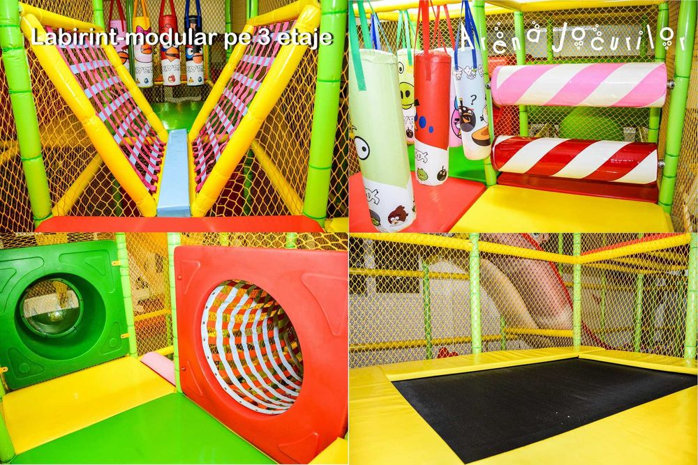 Vand echipamente loc de joaca: modular, traseu Ninja, trambuline
