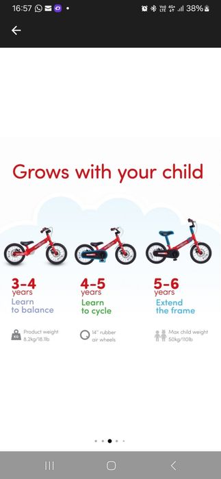 Bicicleta copii 2 în 1