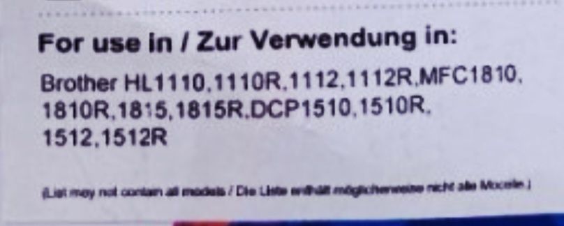 Тонер касета TN1050 за Brother притнтер