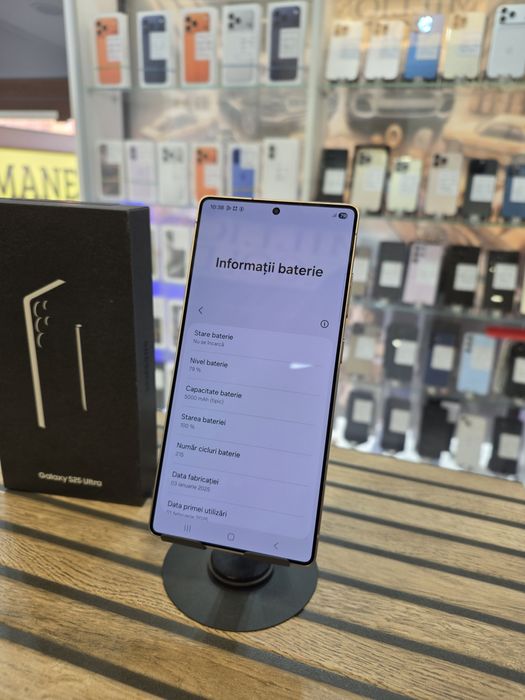 Galaxy S25 Ultra 5G 512GB. ca NOU !! 100% Bateria