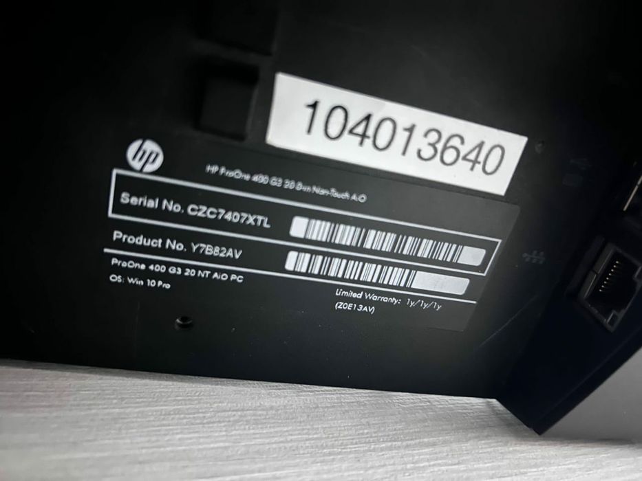 Продам моноблок HP Pro One i3-6100T