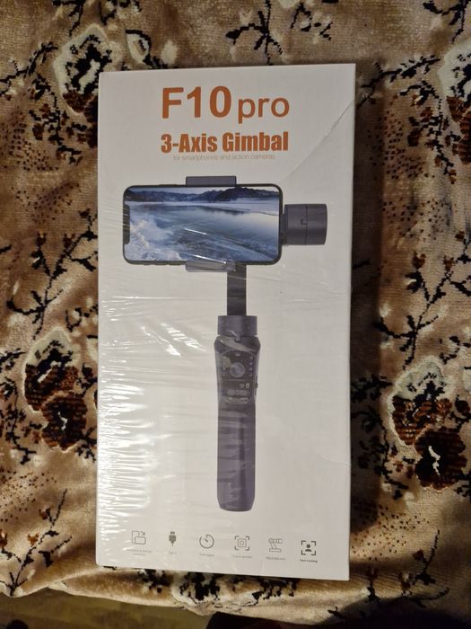 Stabilizator Telefon și Camera, F10 Pro Gimbal 3 Axis