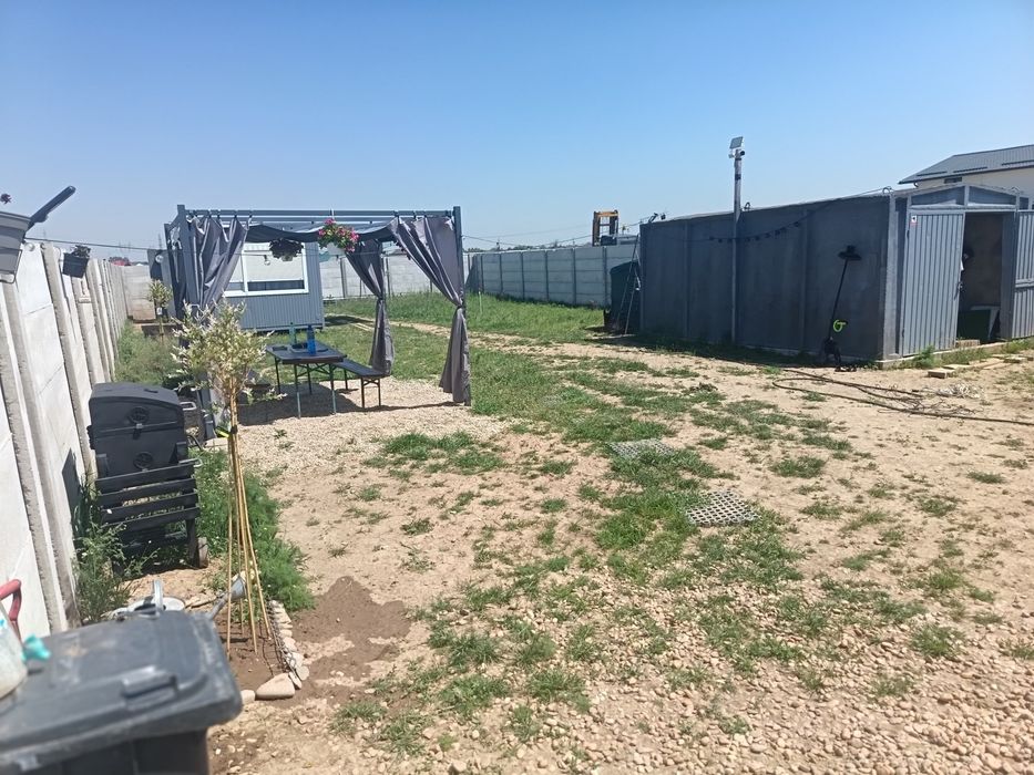 Vând  teren 450m ,langa A0-A1 cu utilitatile,gard  imprejmuit - Vedere 2