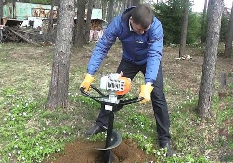 Мотобур бензиновый