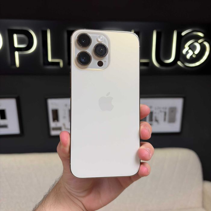 iPhone 14 Pro Max 128Gb Gold Excelent Baterie 100% + 24 Luni Garanție/ Apple Plug