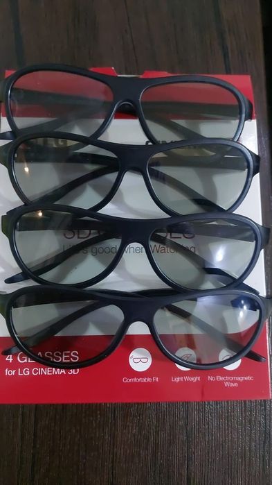 3 д очки набор из 4 очков