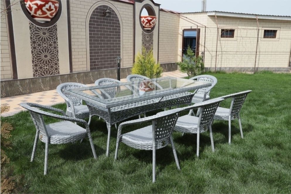 Ратанговой мебель для сада