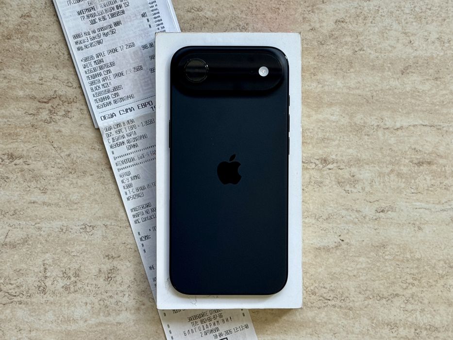 Apple iPhone  17 Air 256GB / Black / 100% батерия / НОВ! / 2г. Гаранция!