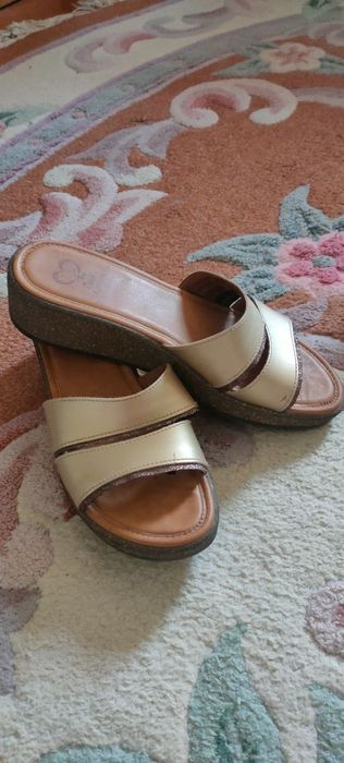 Шлепки импорт Кожа 40 р
