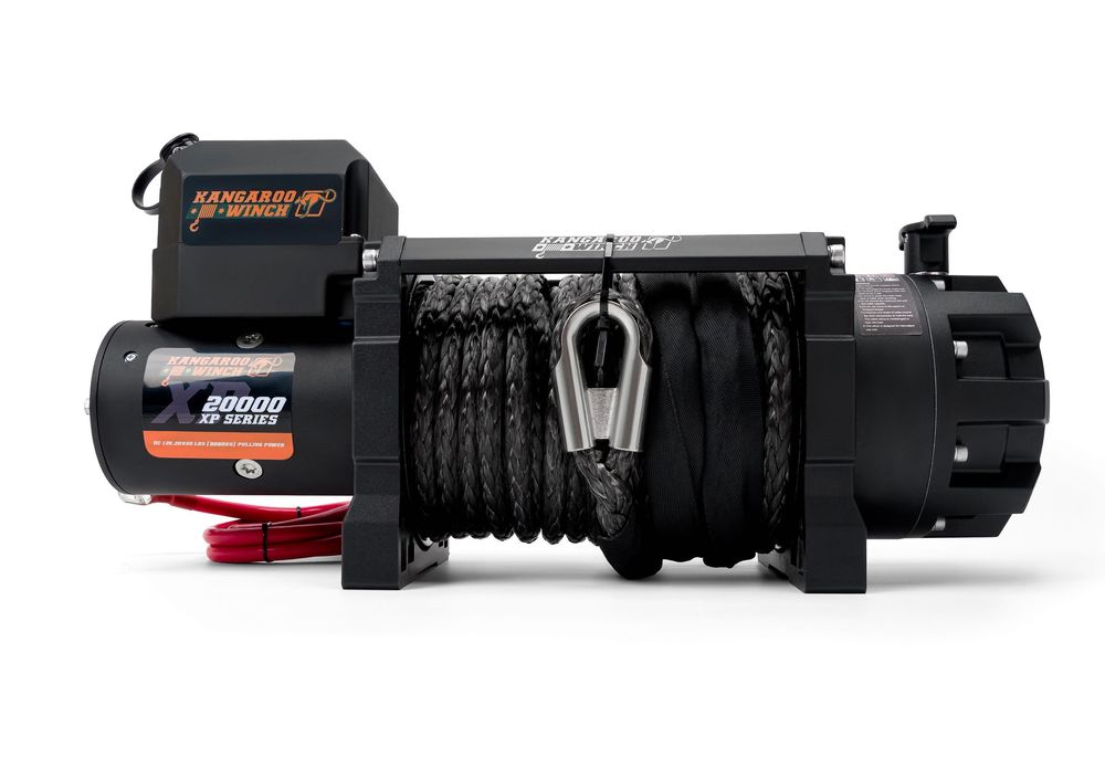 Troliu electric Kangaroo 20000 lb XP 24V platforma camion (9090kg)