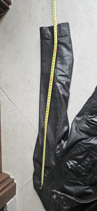 Яке,естествена кожа,тъмно кафяво