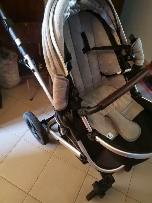 Комбинирана количка BOSTON 3 в 1 сива