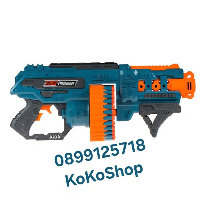 Бластер с 48 патрона/детска картечница