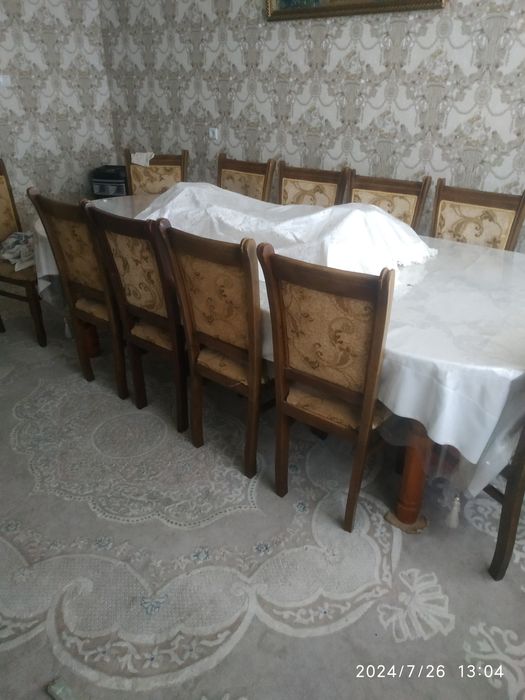 Стол ва 12 дона стул