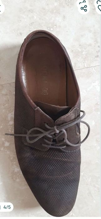 Pantifi barbati, piele naturala Lasocki/42