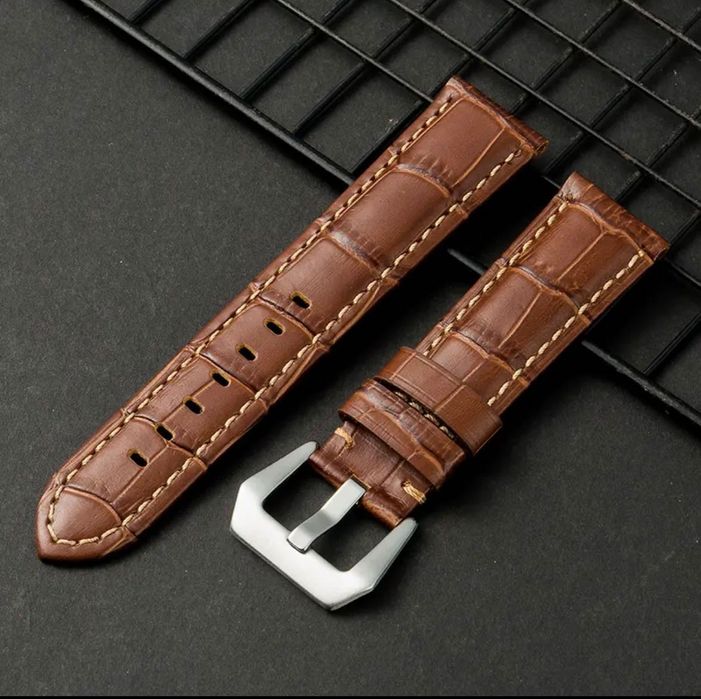 Висок клас кожени каишки за часовници 22мм