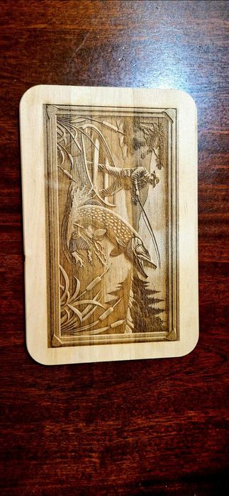 Лазерно гравирани дъски за рязане с 3D ефект.