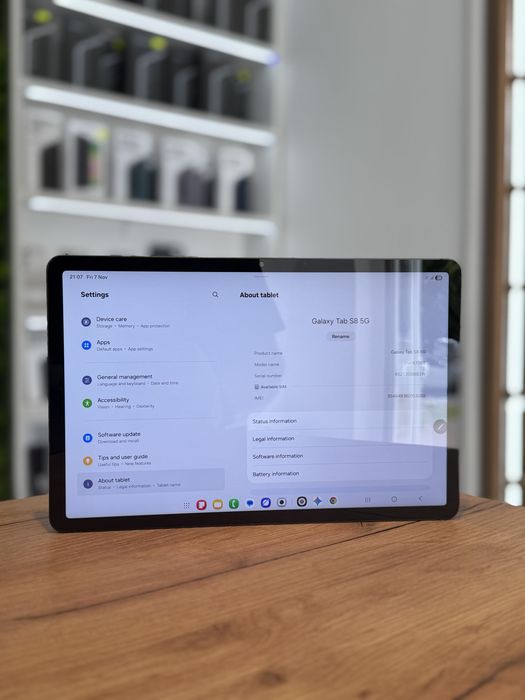 Samsung Tab S8 X706B 256Gb 5G/Garantie 12 luni @atsgsm.ro