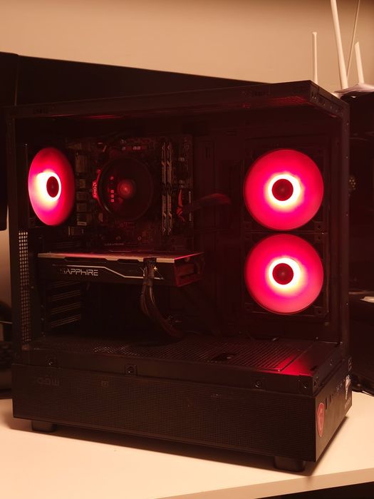 Геймърски компютър ryzen 5/rx580/16gb ram/1tb ssd