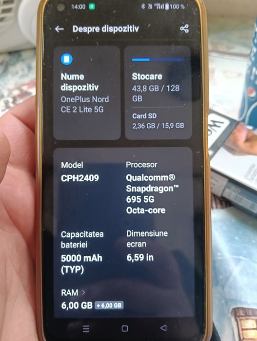 Se vinde One Plus 5G