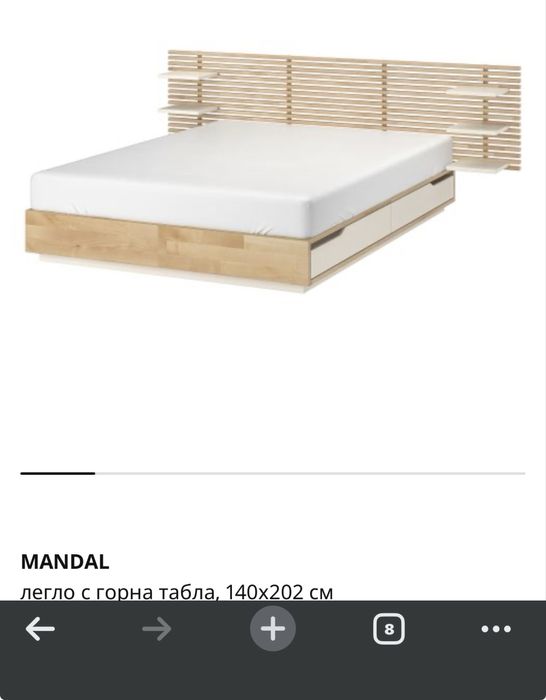 Ikea Mandal горна табла