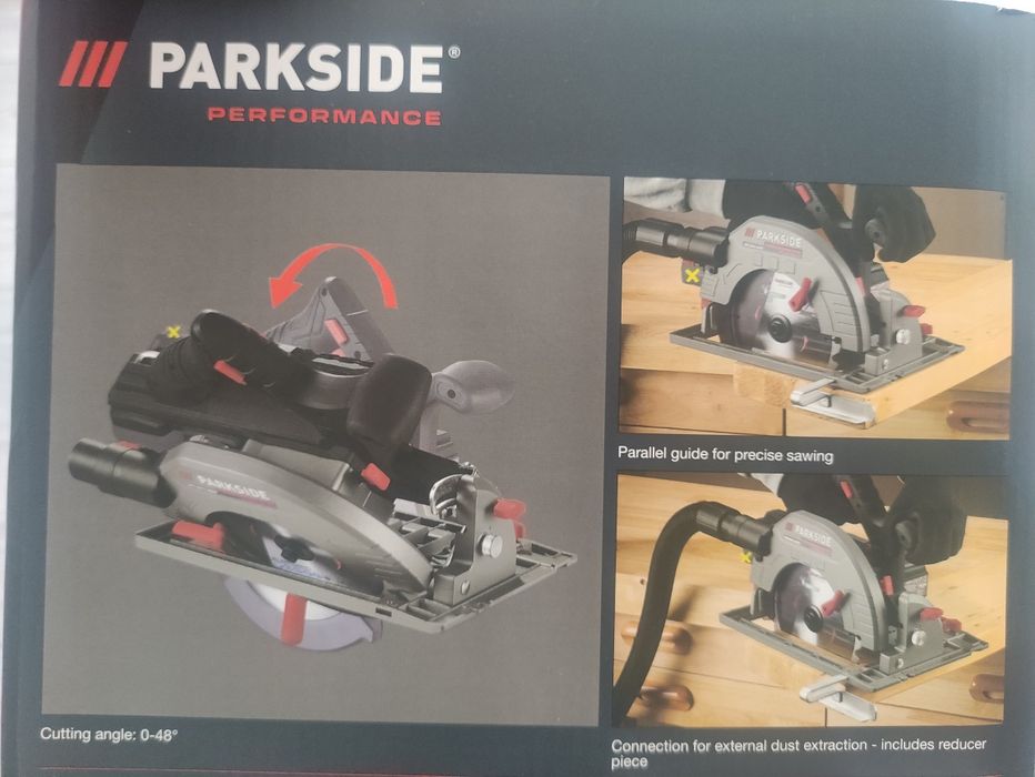 Circular 40 V Parkside Performance pe baterie de 20 V