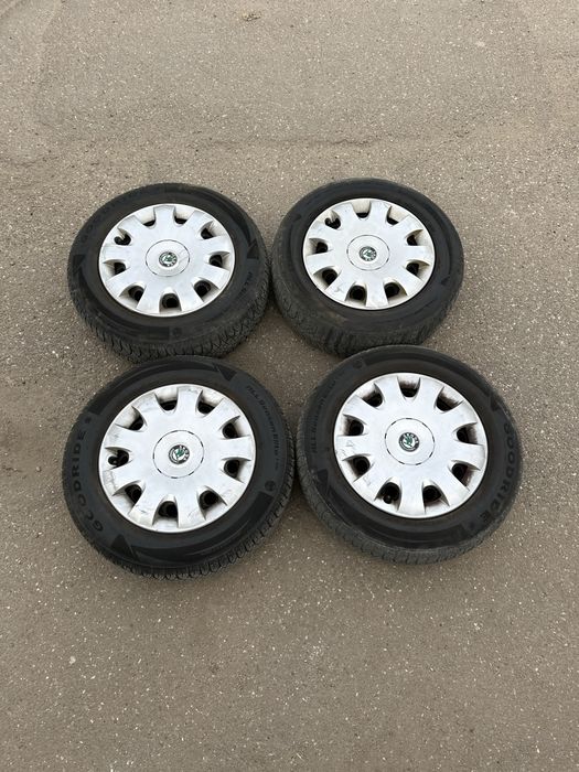 Roti 195/65/15 skoda ,seat,mercedes,vw, jante cauciucuri m+s