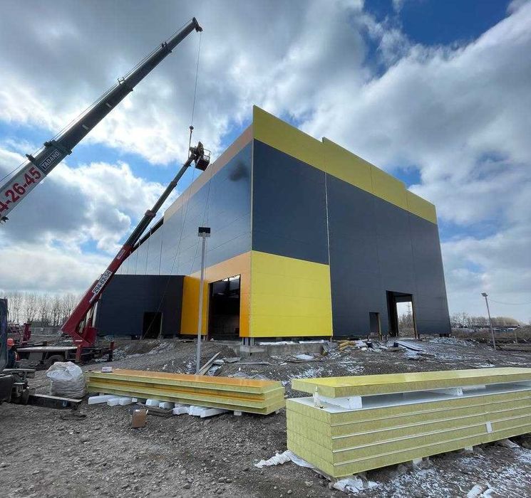 Стеновые и кровельные сэндвич-панели от производителя