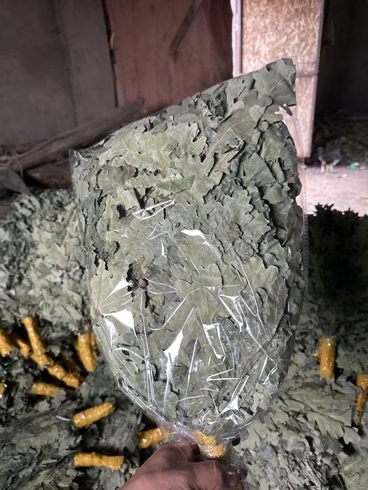 Дубовые и березовые веники