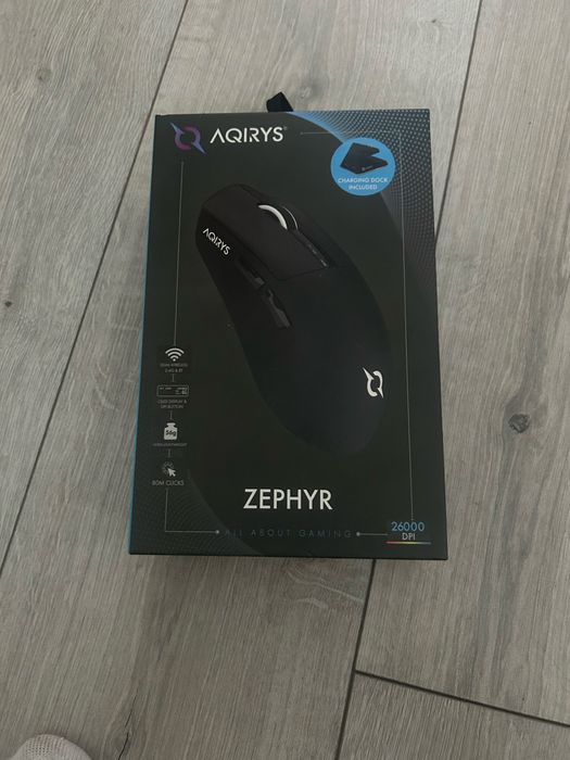 Mouse gaming aqirys zephir wireless