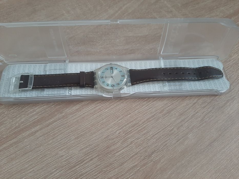 Ceas Swatch Blue Conker (GE704) Original + Cutie – Swiss Made, 2008