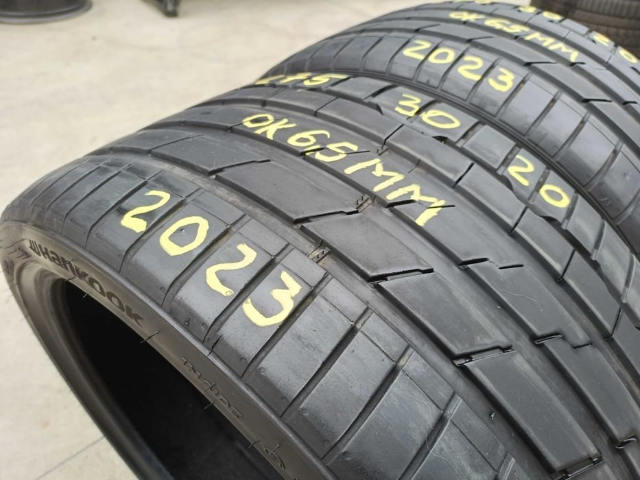 Doua anvelope vara 275 30 20 hankook S1 evo3 profil 6,5 mm dot 2023