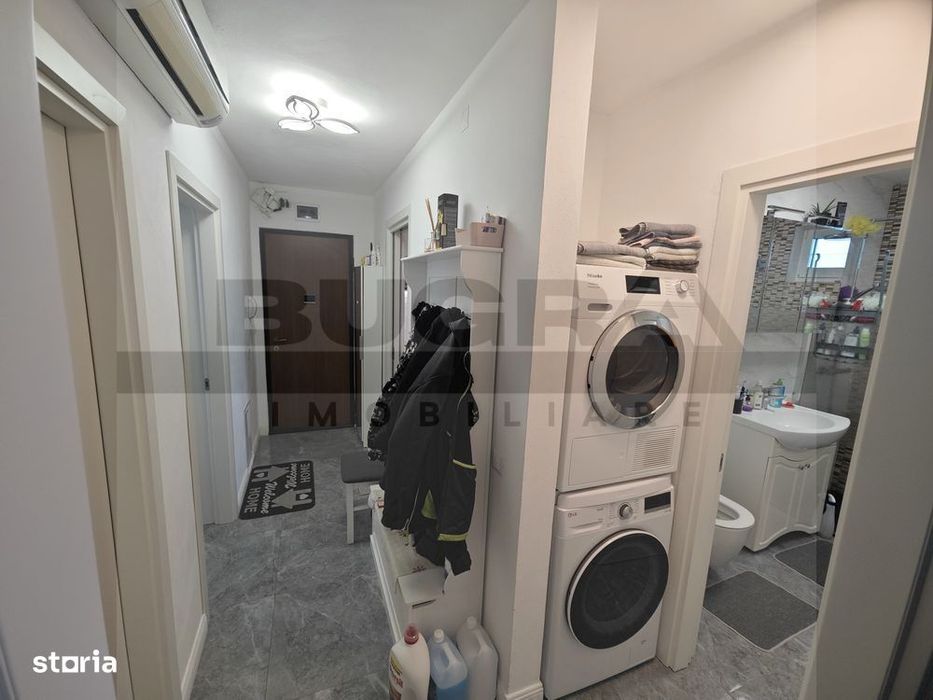 Apartament de 3 camere, 64mp, renovat, zona Iulius Mall