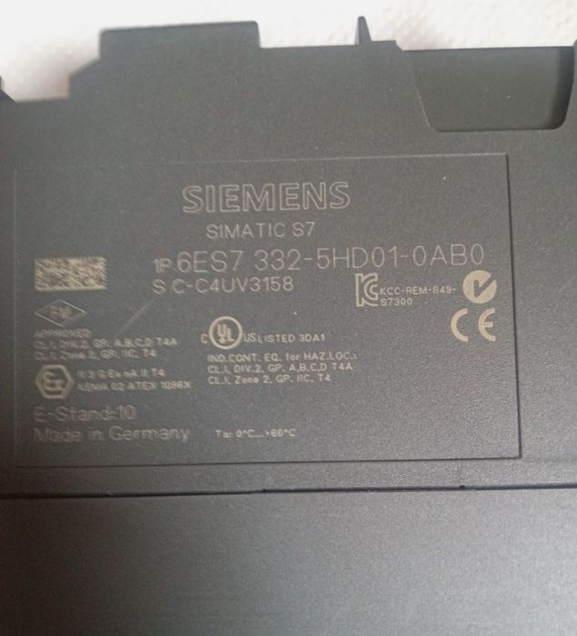 Module Siemens i/o