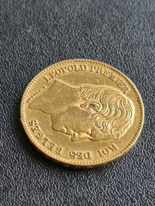 20 Белгийски Франка Леополд I 1865 година