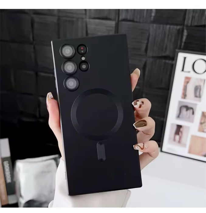 SAMSUNG S24/S25/S26 PLUS ULTRA - Husa Magsafe Matte Black