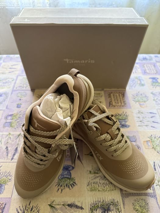 Sneakers Adidas dama TAMARIS Wortmann bej Marime 39