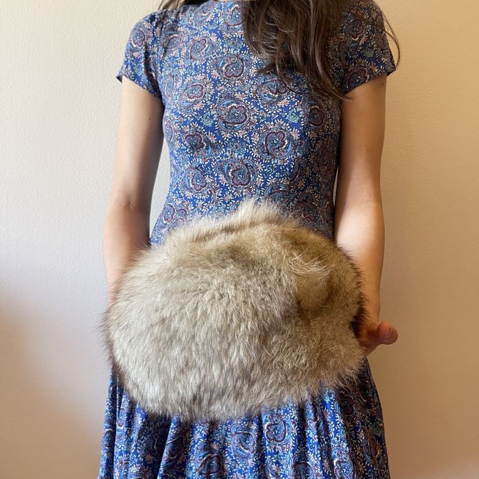 Caciula de blana naturala